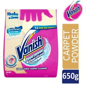 Vanish Carpet Rug Cleaner Upholstery Power Powder Freshener Shake & Clean  650g