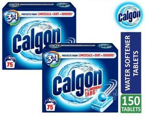  
2 x Calgon Powerball 3-in-1 Washing Machine Water Softener (150 Tablets)