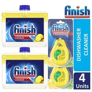  
Finish Dishwasher Freshener & Cleaner Multi-Pack Lemon 2x Cleaner 2x Freshener