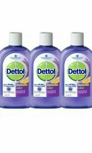  
3 x Dettol Disinfectant Liquid Lavender & Orange Oil 500ml Non-Bleach Formula