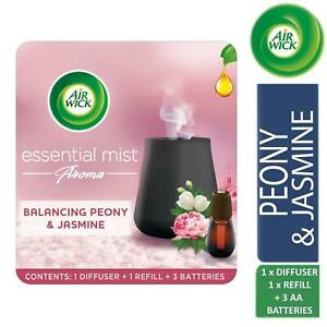  
Air Wick Air Freshener Essential Mist Peony & Jasmine Unit + 1 x 20ml refill