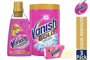  
Vanish Fabric Stain Remover Pre-Wash Bar, Gold Oxi Action And Powder Bundle