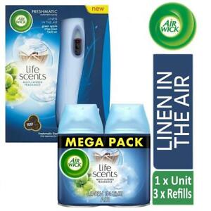  
Air Wick Life Scents Freshmatic Freshener Max Complete Kit Spray 750ml Bundle