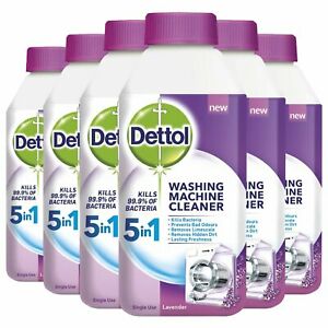  
6 x Dettol Washing Machine Cleaner Lavender 250ml Removes Limescale Dirt