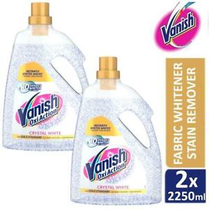  
2 x Vanish Oxi Action Crystal White Gold Fabric Whitener & Stain Remover 2250ml