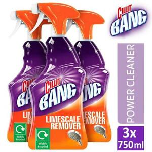  
3 x Cillit Bang Limescale & Grime Spray Power Cleaner 750ml