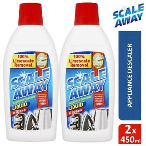  
2 x Scale Away Appliance Descaler 100% Limescale Removal Liquid 6 Doses 450ml