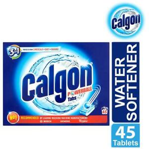  
Calgon 3 in 1 Powerball Tabs Water Softener 45 Tablets Limescale Protection