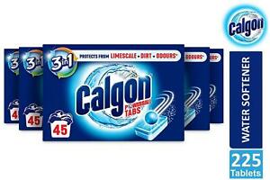  
5 x Calgon 3 in 1 Powerball Tabs Water Softener 45 Tablets (Total 225 Tabs)