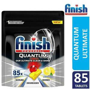  
Finish Powerball Quantum Ultimate Clean & Shine Dishwasher Tablets Lemon 85