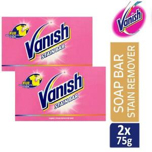  
2 x Vanish Stain Remover Pre-Wash Soap Bar Laundry Washing 75g Per Bar