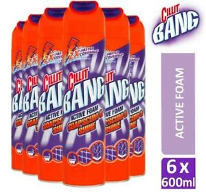  
6 x Cillit Bang Active Foam Bathroom Surface Soapscum & Shower Cleaner 600ml