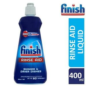  
Finish Rinse Aid Dishwasher Liquid 400ml Dishwashing Shinier & Drier Dishes