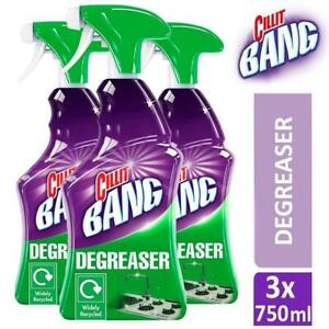  
3 x Cillit Bang Power Cleaner Universal Degreaser Spray Cleaner 750ml