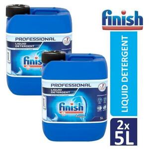  
2 x Finish Professional Original Dishwasher Liquid Detergent 5L Total 10 Liters