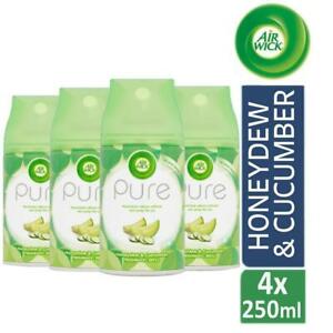  
4 x Air Wick Freshmatic Refill Freshener Spray Pure Honeydew & Cucumber 250ml