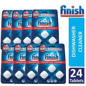  
8 x Finish in wash Dishwasher Cleaner Tablets Clean Hidden Grease & Grime