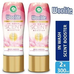  
2 x Woolite in Wash Scent Booster Rose Garden Red Fruits & Powdery Musk 300ml