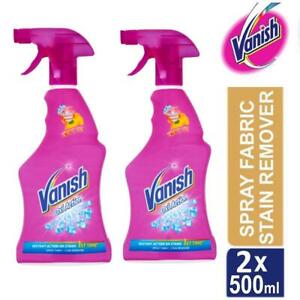  
2 x Vanish Oxi Action Versatile Spray Fabric Stain Remover 500ml Energy Lift