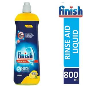  
Finish Liquid Dishwasher Rinse Aid Lemon Sparkle 800ml Rinses Residue