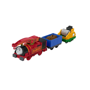  
Fisher-Price Thomas & Friends – TrackMaster Helpful Harvey Train Engine