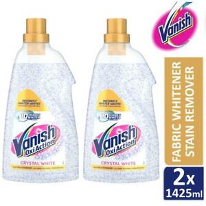  
2 x Vanish Oxi Action Crystal White Gold Fabric Whitener & Stain Remover 1425ml