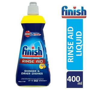  
Finish Liquid Dishwasher Rinse Aid Lemon Sparkle 400ml With Quick-Dry Formula