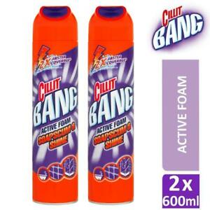  
2 x Cillit Bang Active Foam Bathroom Surface Soapscum & Shower Cleaner 600ml