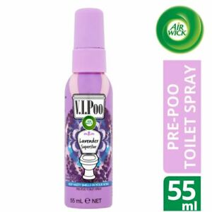  
Air Wick VIPoo Toilet Spray Air Freshener Lavender Superstar 55ml Essential Oil