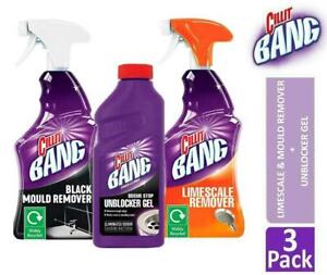  
Cillit Bang Power Cleaner 2 Stain Remover Spray & Drain Unblocker Gel Bundle