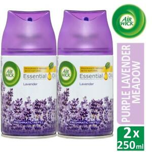  
2 x Air Wick Freshmatic Max Refill Purple Lavender Meadow 250ml Automatic Spray