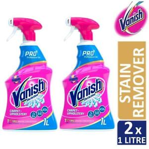  
2 x Vanish Professional Oxi Action Carpet Cleaner Upholstery Stain Remover 1L