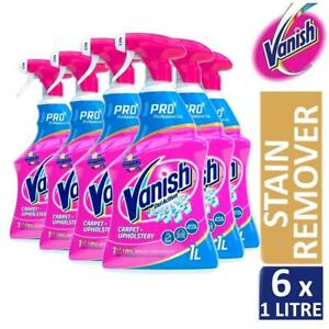  
6 x Vanish Professional Oxi Action Carpet Cleaner Upholstery Stain Remover 1L