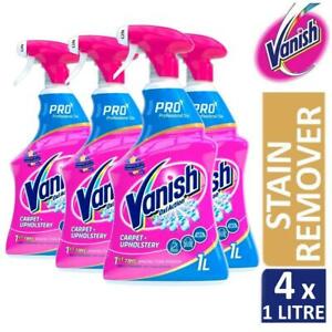  
4 x Vanish Professional Oxi Action Carpet Cleaner Upholstery Stain Remover 1L