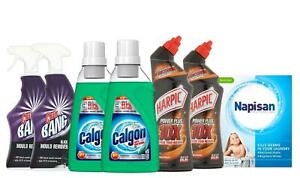  
Anti-Bacterial Bundle Cillit Bang Mould Harpic Cleaner Calgon Napisan Whitener