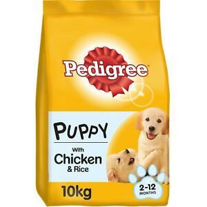  
10kg Pedigree Puppy Medium Complete Dry Dog Food Chicken & Rice Dog Biscuits