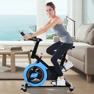  
HOMCOM Stationary Exercise Bike Belt Drive Home Gym Cardio with LCD Monitor