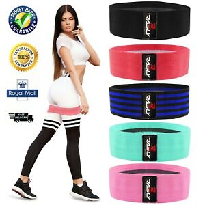  
Fabric Resistance Bands Heavy Duty Hip Circle Glute Leg Booty Bands Set Non Slip