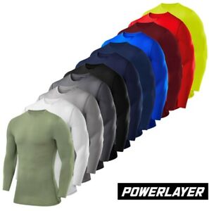  
PowerLayer Mens Boys Compression Base Layers Thermal Top Skins