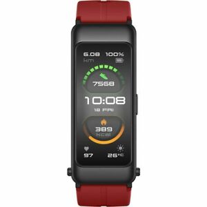  
Smart Watches 38.86 mm GPS Coral Red Body: Plastic rubberHolder: Stainless