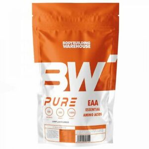  
EAA Essential Amino Acid Powder – 250g 500g 1kg – Includes BCAA + Vegan Friendly