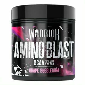  
Warrior Amino Blast BCAA Powder 30 Servings Intra Workout Amino Acids – Grape
