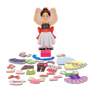  
Melissa & Doug Magnetic Wood Nina Ballerina Doll