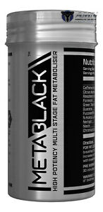  
MetaBlack – M3 – 60 Capsules – High Potency Fat Metaboliser – 1st Class – SALE