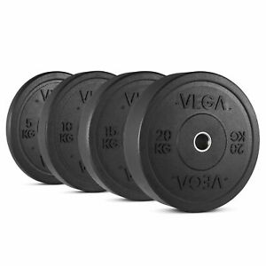 Vega Bumper Weight Plate 2” Olympic Rubber Crumb Home Gym Powerlifting Disc
