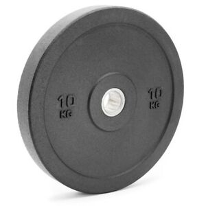 Bumper Weight Plates Black Olympic Size Rubber Crumb  5kg 10kg 15kg 20kg Gym