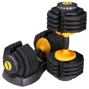  
2 X 25 Kg D-Stat Adjustable Dumbbells (Pair) for Home Gym – PREORDER