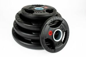  
Weight Plates | Tri-Grip (Olympic 50mm) Rubber Coated Weights | 2.5kg to 20kg |
