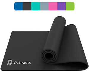  
61x 185cm Yoga Mat 15mm Thick Gym Exercise Fitness Pilates Workout Mat Non Slip