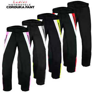  
Ladies Motorbike Motorcycle Waterproof Cordura Textile Trousers Pants Armours